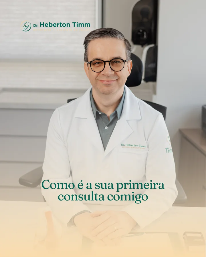 post do Dr. Heberton Timm sobre como é a primeira consulta