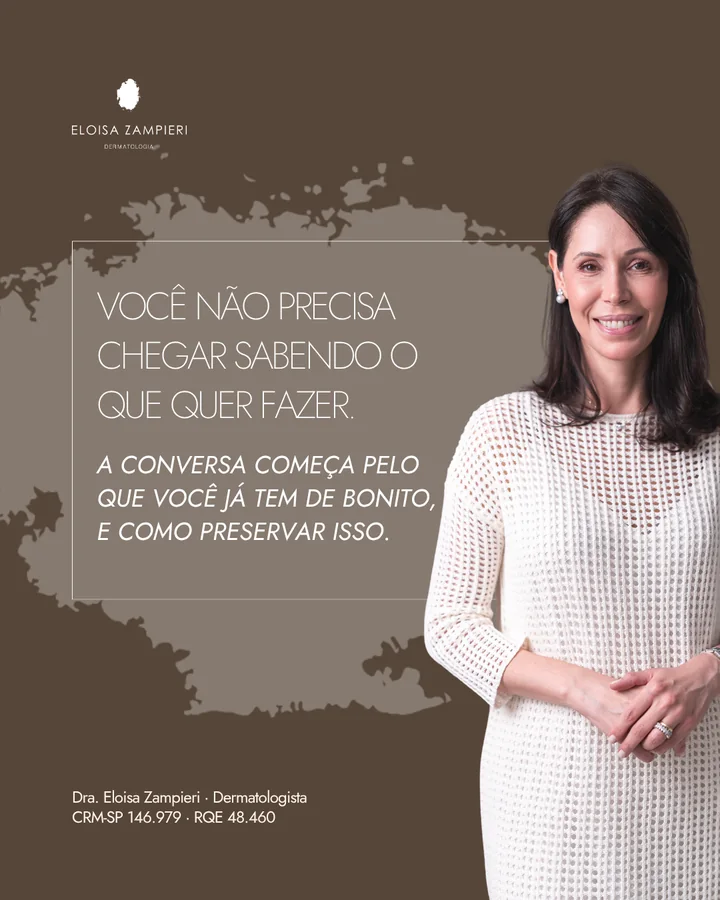 post da Dra. Eloisa Zampieri: você não precisa chegar sabendo o que quer fazer