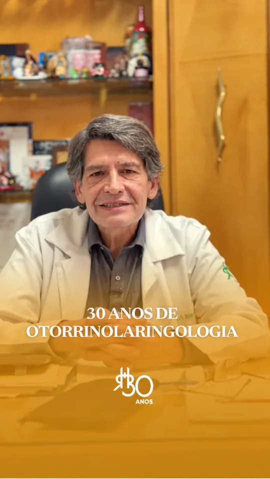 capa de vídeo do Hospital Ruben Berta sobre os 30 anos de otorrinolaringologia